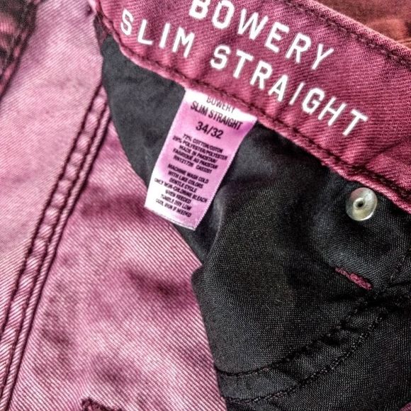 Aeropostale Bowery Slim Straight Distressed Jeans - Picture 10 of 12